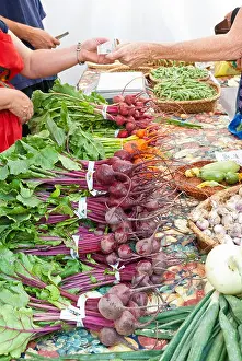 Santa Fe Prints: Money changes hands at the Santa Fe Farmer's Market