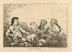Thomas Rowlandson Prints: Money Lenders, Thomas Rowlandson