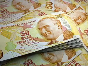 Marmaris Prints: Money of Turkey. Turkish lira bills