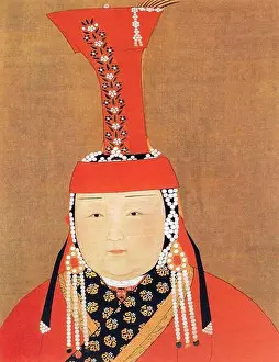 Mongolia Prints: Mongolia/China: Chabi (died 1286)