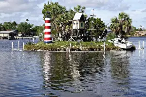 Monkey Prints: Monkey Island, Homosassa river, Florida. Owned by The Homosassa Riverside Resort