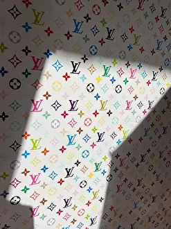 Lively Prints: Monogram design colourful Louis Vuitton logo