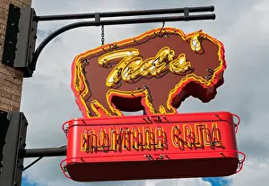 Bison Prints: Montana, Bozeman, Ted's Montana Grill