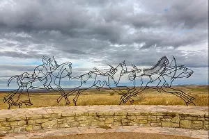 Native American Prints: Montana, Little Bighorn Battlefield National Monument