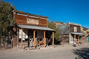 New Mexico Prints: Monte Cristo Saloon, now art gallery