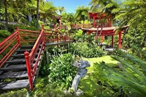 Images Dated 28th June 2013: Monte Palace Tropical Garden (Japanese garden) - Monte, Madeira island, Portugal