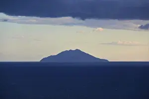 Far Away Prints: Montecristo Island with Blue shades before the storm