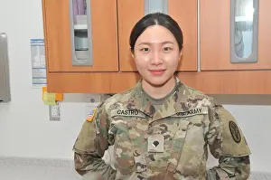 After only nine months in service, and with the help and encouragement of a cadre of noncommissioned officers, Spc. Jisook Castro was named U.S