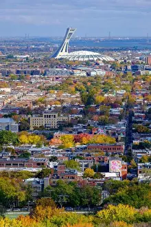 Quebec Province Prints: Montreal skyline from Mount Royal