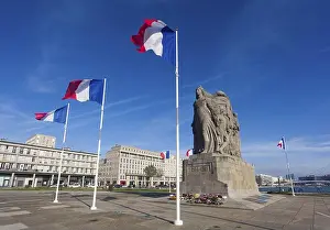 Le Havre Prints: Monument to the deads, Le Havre, Normandy, France, Europe