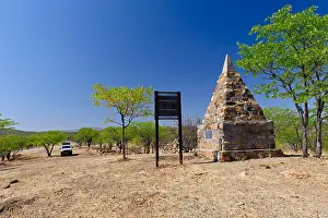 Namibia Prints: Monument of the Dorsland Trekkers in Swartbooisdrift, Namibia