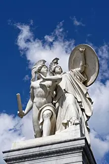 Heroism Prints: Monument by Friedrich Schinkel on the Schlossbruecke, Mitte, Berlin, Germany
