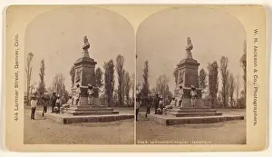 Conquest Prints: Monument to Guaugtemotzin.. William Henry Jackson & Co