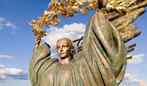 Monument on Independence Square in Kyiv, Ukraine