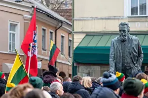 Lithuania Prints: Monument of Jonas Basanavičius