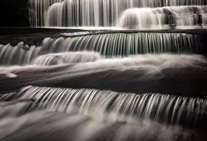 Calming Prints: Moody long-exposure water blurs at Grogan Creek Falls - Butter Gap Trail