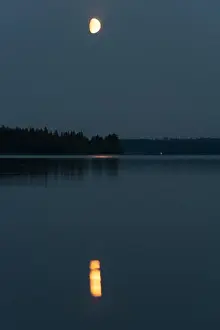 Reflecting Prints: Moon reflecting on water