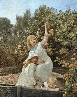 Early 20th Prints: Morgan Frederick - Picking Apples