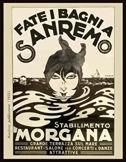 Advertisment Prints: Morgana Beach Poster by Antonio Rubino