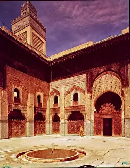 Madrasa Prints: Morocco Fès Bou Inania Medersa Plate 46