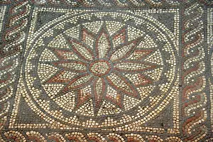 House Building Prints: Detail of a Mosaic Floor of a Roman Great House Circa Ad 140