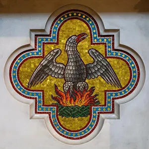 Glory Prints: Mosaic of the Phoenix as a symbol of the Resurrection of Jesus Christ