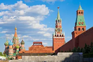 Russian Federation Prints: Moscow. Red Square. Kremlin