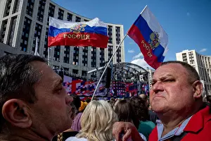 Tricolor Prints: Moscow, Russia. 24th, August