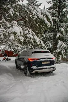 Deep Snow Prints: Moscow, Russia - December 13