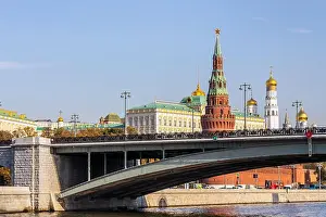 Big Blue Prints: Moscow, Russia - October 15, 2021: Moscow Kremlin