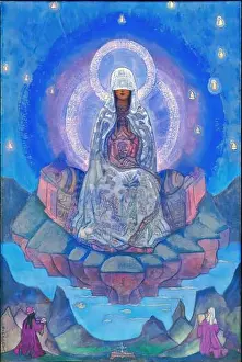 Contemplative Prints: Mother of the World, 1924, Nicholas Roerich