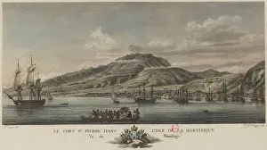Mouillage de Saint-Pierre à la Martinique en 1776