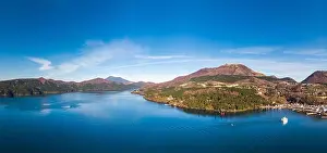Fuji Prints: Mount Fuji and Lake Ashi.The shooting location is Lake Ashi