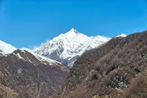 Mount Kazbek from the Distance, taken in April 2019rn taken in hdr