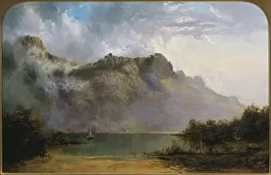 Tasmania Prints: Mount Olympus, Lake St Clair, Tasmania