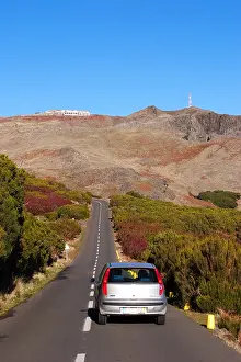 Country Road Prints: mountain road Pico do Arieiro Fiat Punto Madeira