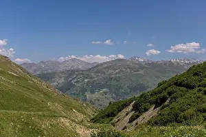 Hike Prints: Mountain view in the Arves massif, French Alps