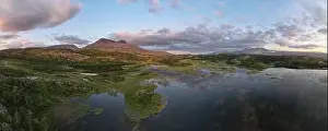 Mavic Prints: Mountain View overlooking Solvågtiden and Ølfjellet in northern Norway