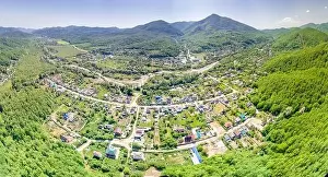The mountain village of Mikhailovsky Pass