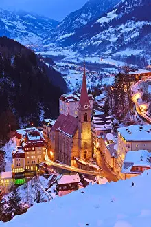 Tirol Prints: Mountains ski resort Bad Gastein Austria