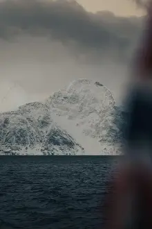 Lyngen Alps Prints: Mountains under thick grey clouds in the Lyngen Alps, arctic northern Norway