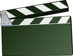 Clap Prints: Movie Clapper Board Background