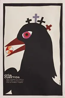Cartel Prints: Movie poster 'Cría Cuervos (Raise Ravens)' by Carlos Saura