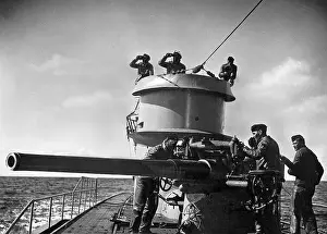 Battleship Prints: Still from the Movie U-Boote westwärts, 1941