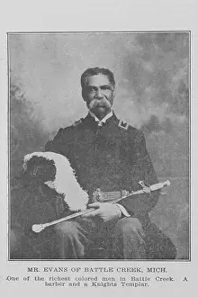 Military Uniform Prints: Mr. Evans of Battle Creek, Mich