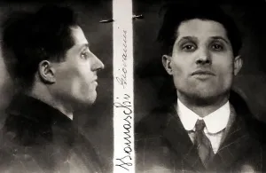Lipari Prints: Mugshot of the worker anarchist Domaschi Giovanni (Verona)