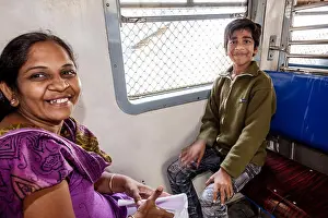 Public Transportation Prints: Mumbai India, Indian Asian, Mumbai Central Local Railway Station
