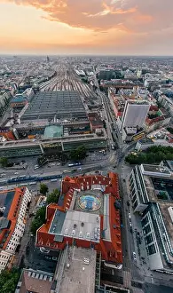 Coaster Prints: Munich city air drone 360 vr virtual reality panorama