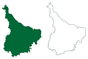 Scribble Prints: Murshidabad district (West Bengal State)