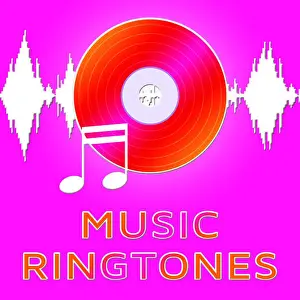 Tune Prints: Music Ringtones Dvd Means Telephone Melody Ring Tone